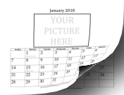 2018 3x5-inch Picture Calendar calendar