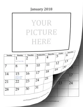 2018 4x6-inch Picture Calendar Calendar